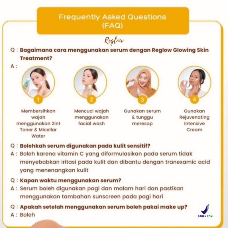 Reglow Serum Perfect Glowing and Whitening Perawatan Kulit 15 ml