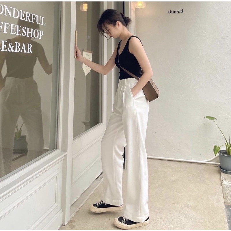 KULOT HIGHWAIST YORA KANCING / ABIGAIL LONG CULLOTE