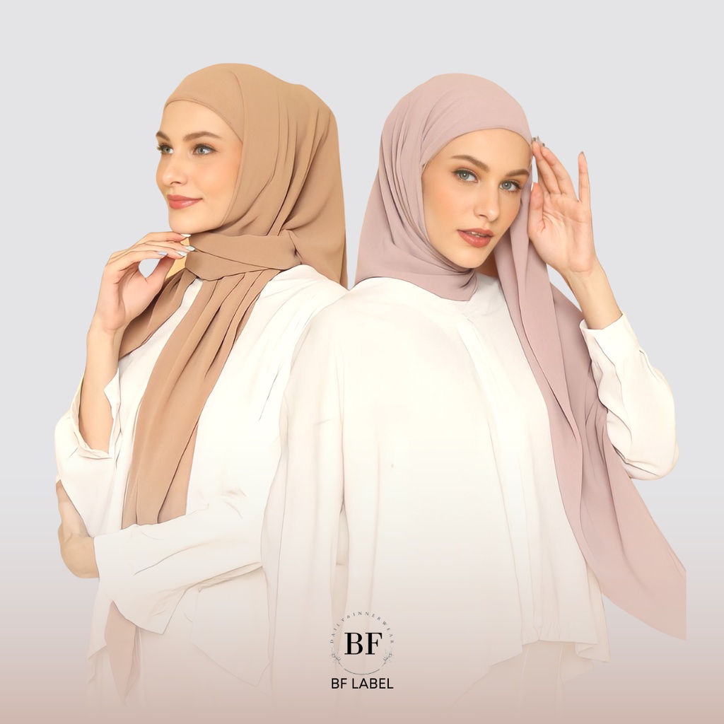 BF Label - Hijab Square Segi Empat Inner Instant Murah