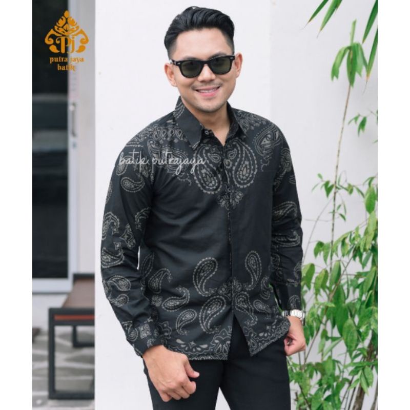 KANIGARA Baju Batik Pria Lengan Panjang Slim Fit Full Furing Premium Modern Casual Kemeja Formal Acara Wisuda Kondangan Tunangan Lamaran Katun Prima Halus adem Asli Original Sragenan Solo Terbaru Terlaris Pns Korpri Sekolah Kuliah Kerja Kantor