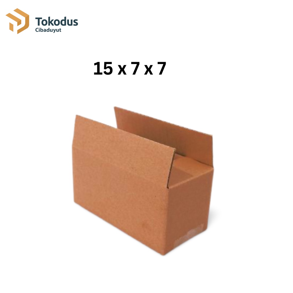 

Master Box | Kardus Box Packing | Kardus Kemasan | Dus Kecil uk 15 x 7 x 7 cm - Tokodus Cibaduyut