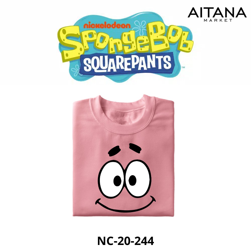 Baju Kaos SponsBob Spongebob Untuk Bayi dan Anak Bahan Katun Combed 30s Lembut Dan Nyaman DIpakai