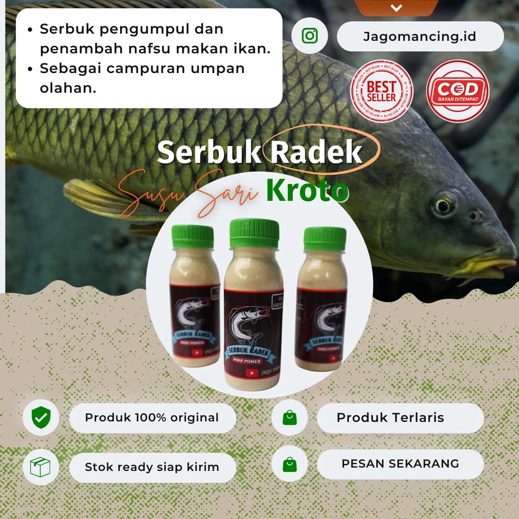 Serbuk Pengumpul Ikan Lele Susah Makan