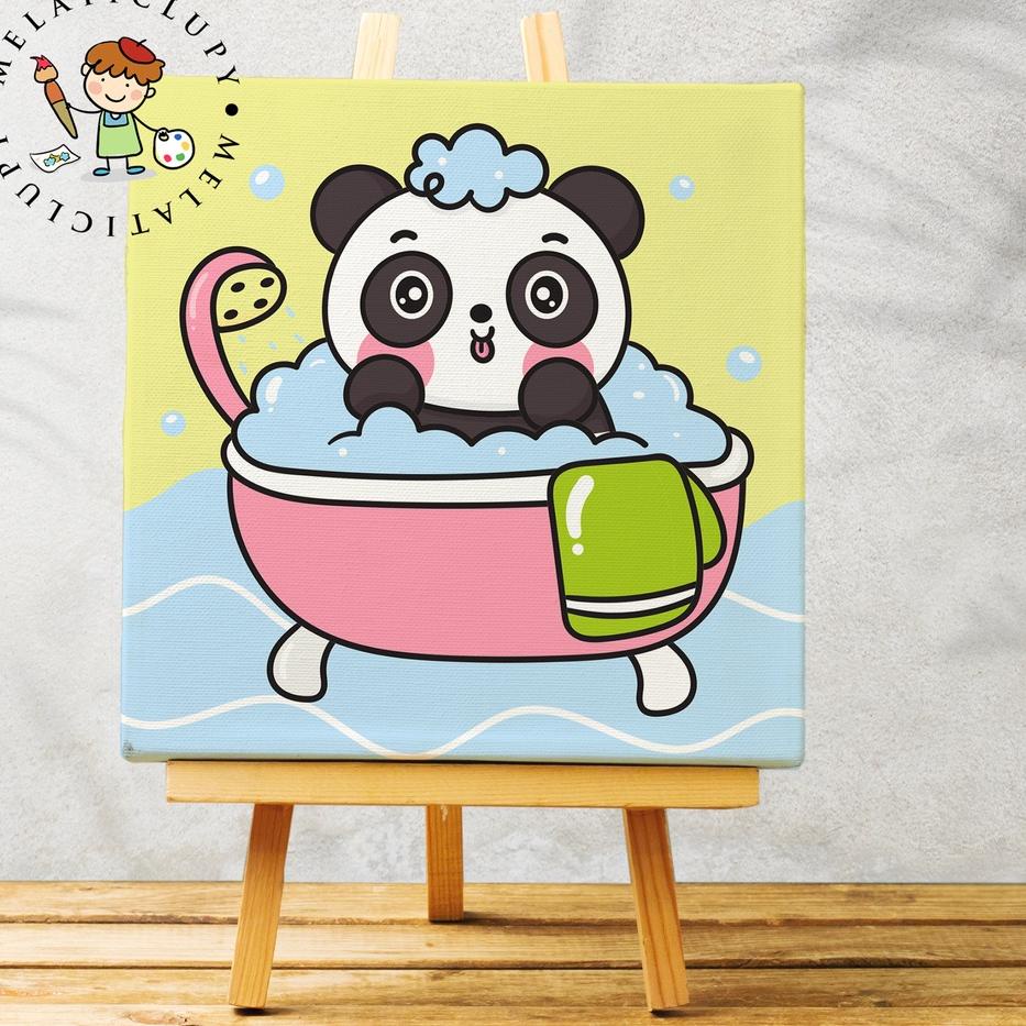 

ジ PAINT BY NUMBER KANVAS 20x20cm PANDA Promo