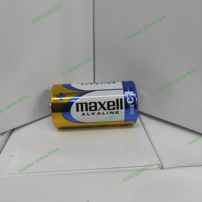 Baterai Tipe C LR14 / 1.5V/C Maxell ALKALINE Gold Original