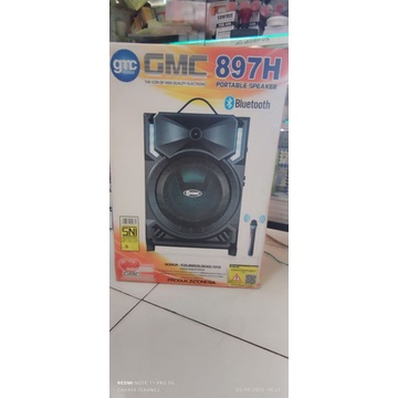 salon gmc portable speker 897H 8"