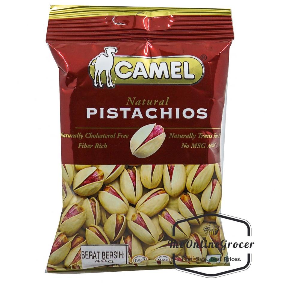 

Termurah Camel Natural Baked Pistachios 40gr - Kacang Pistachios !!