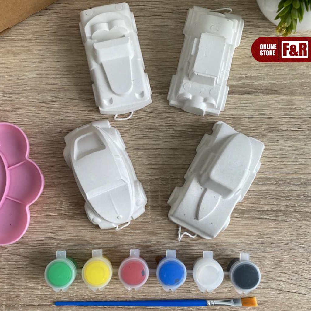 Mainan Edukasi Painting Kit Set Melukis Patung Binatang Prakarya Seni Mainan Anak Laki Laki Perempuan