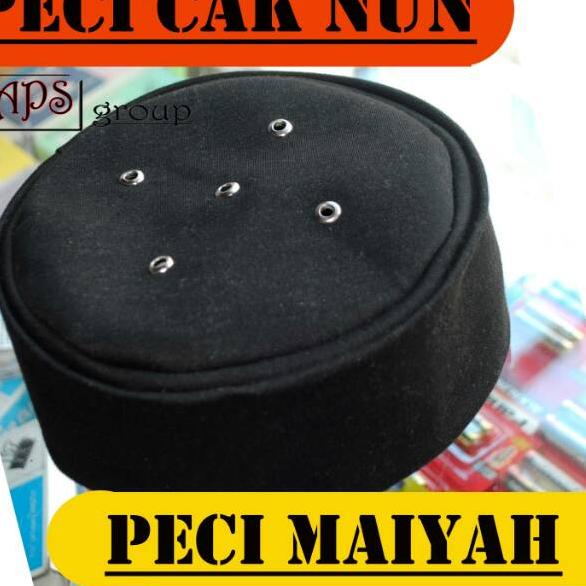 TRP.18Oc22n ‑ Peci Maiyah Hitam Polos Original