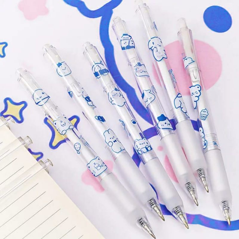 

YOKUCHI || Pulpen gel pena motif beruang bear