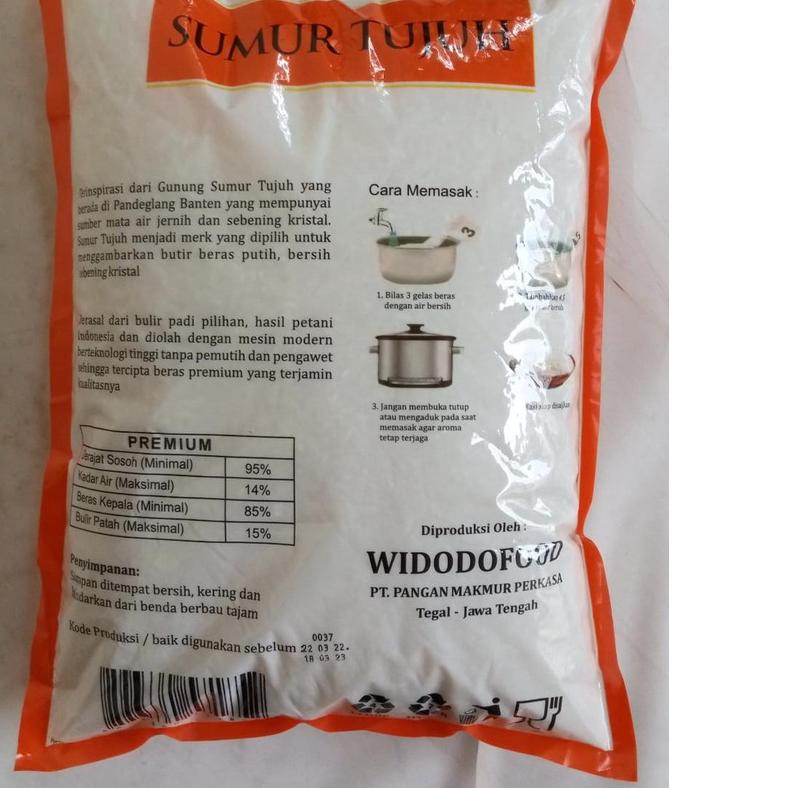 

✨Terbaru✨ Beras Premium Sumur Tujuh 3kg !