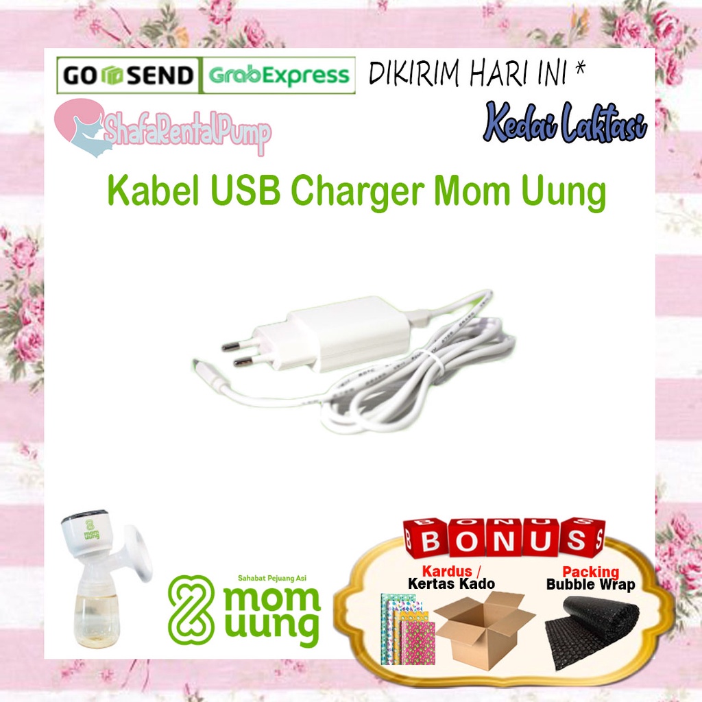 Kabel Charger Mom Uung / Sparepart Mom Uung