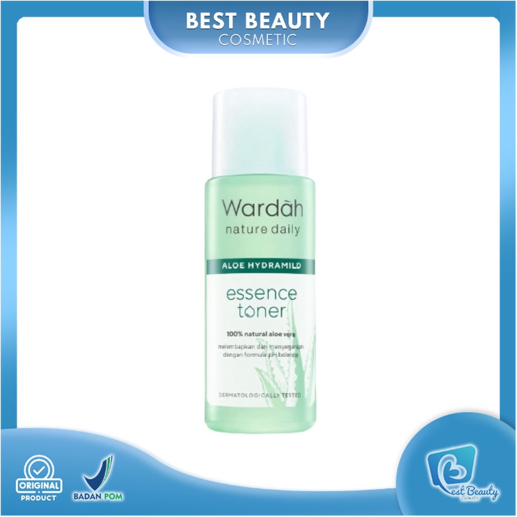 ★ BB ★ Wardah Nature Daily Aloe Hydramild Essence Toner 100ml - Face Toner - Toner Wajah