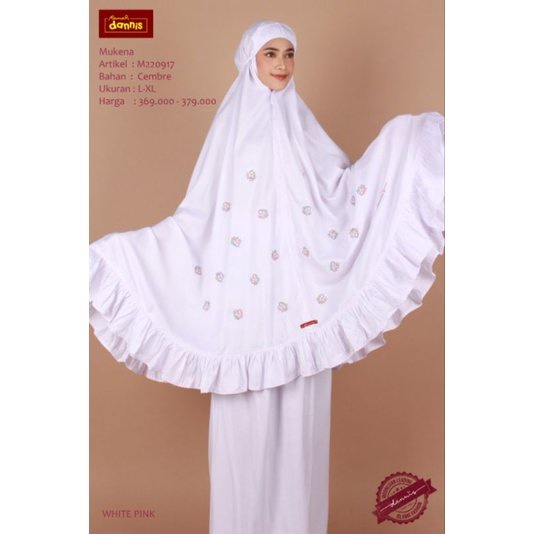 M220917 Mukena Dewasa Rumah Dannis Size L - XL