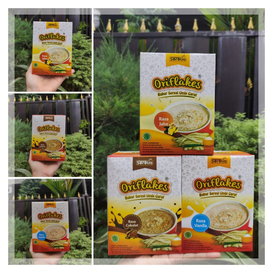 

Oriflakes Daily sereal umbi garut isi 5 sachet Solusi Maag Kronis Asam Lambung Gerd