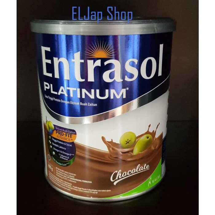 

Susu Entrasol Platinum / Senior Chocolate 400gr