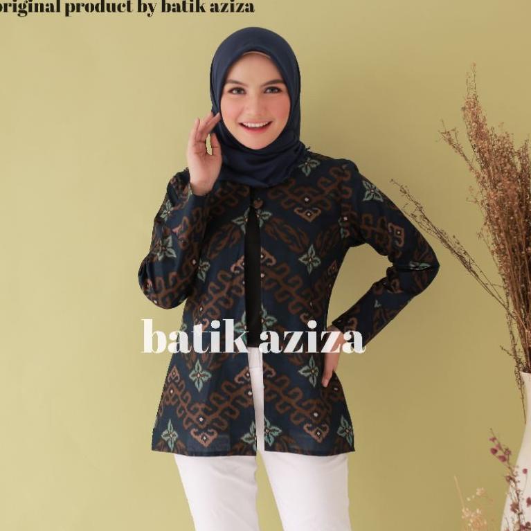 [KODE C1716] Outer Batik Blazer batik Wanita Lengan Panjang