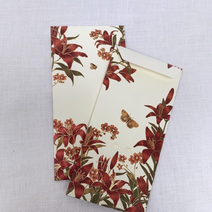 

Letter Brown Tree Money Pocket Pack Of 8 / Angpao