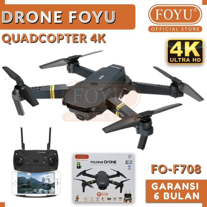 [ Promo ] Drone Murah Foyu F708 Mini Original Camera Dron Wifi Wireless Rc - Drone Kamera Dan Akseso