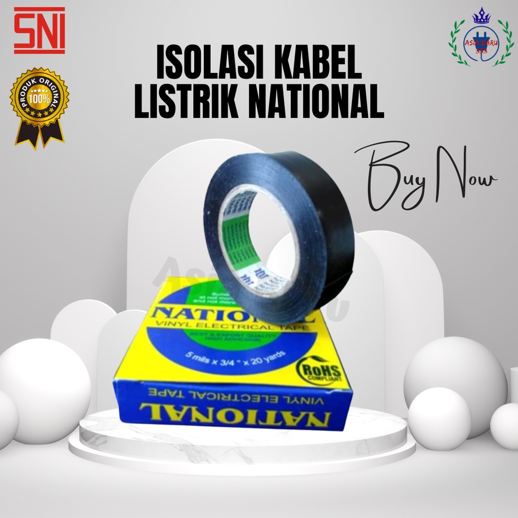 Jual Isolasi Kabel Listrik National | Shopee Indonesia