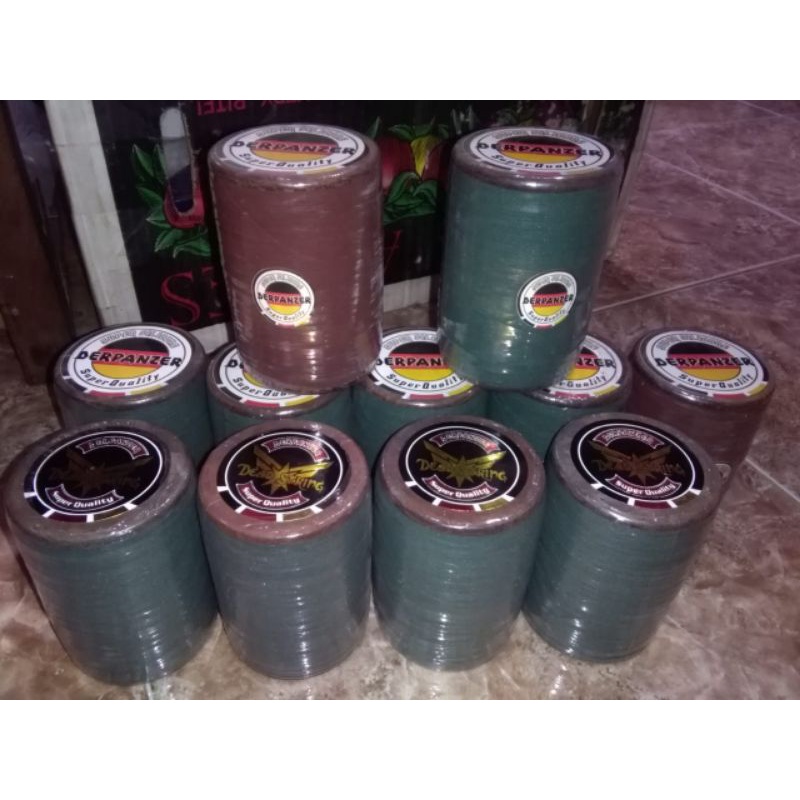 Gelasan Derpanzer / tuan panzer Matot 0.22 mm Klos Kayu 6000 yard stok tahun 2023