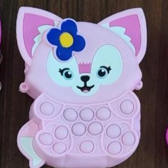 Tas Anak Unicorn Pop It Tas Silicon Jelly Unicorn Viral Colour