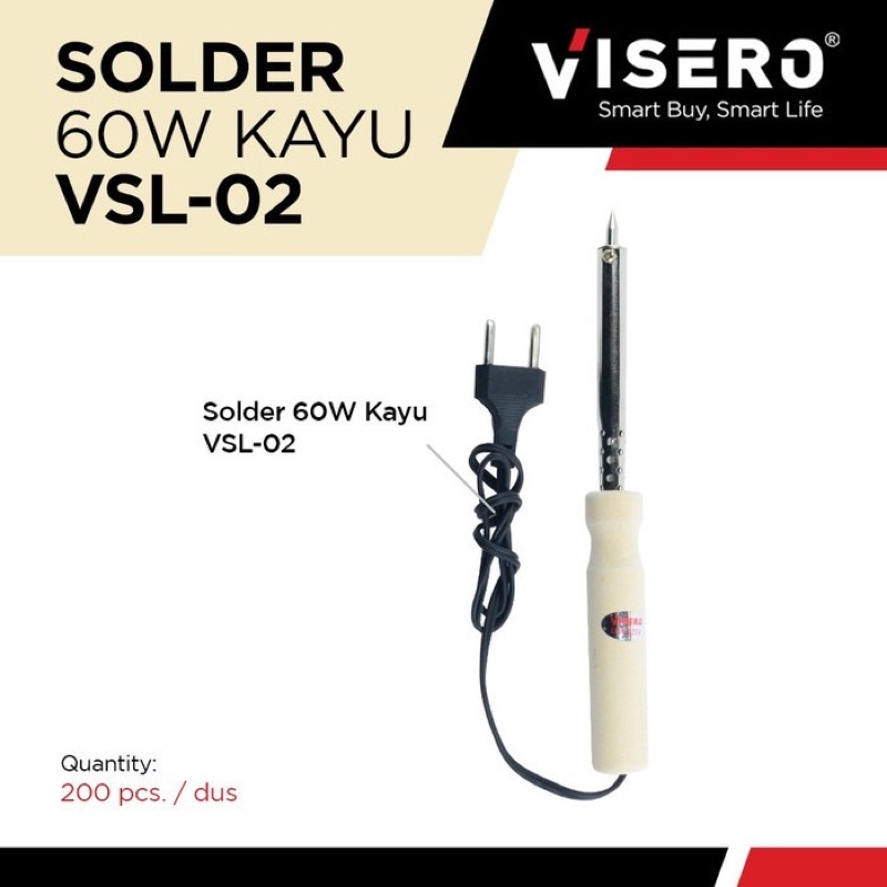 Solder plastik / Solder Kayu Visero / Solder listrik