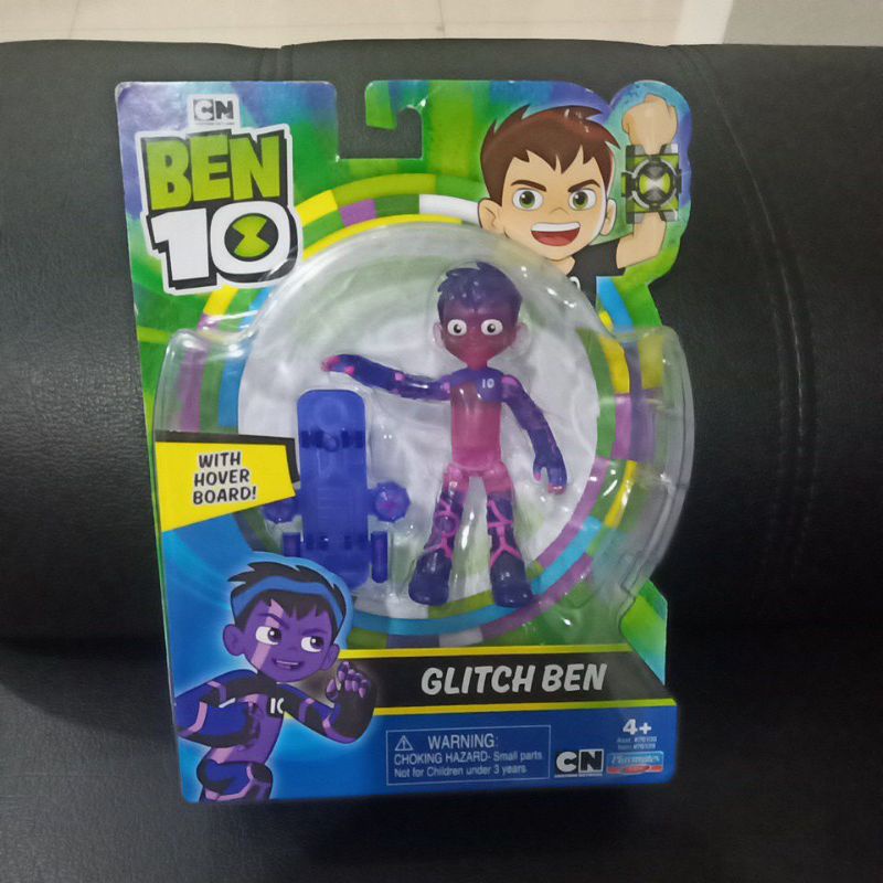 glitch ben figure ben10 with hover board