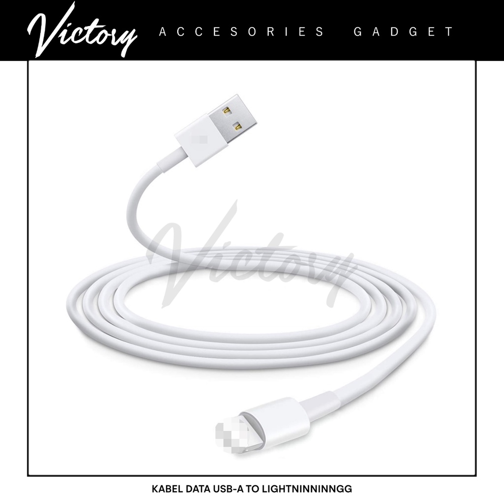 Kabel Charger 1M USB to ORIGINAL - Kabel Data USB-A to Ligthhnninnggg