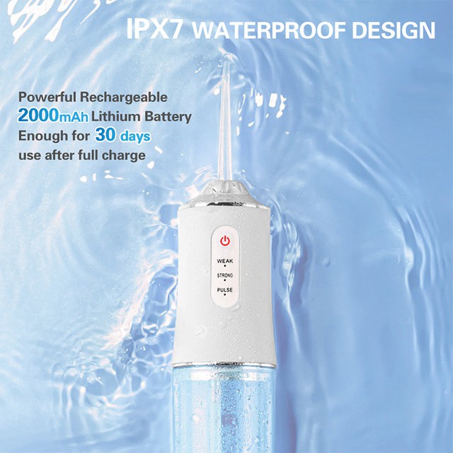 360° Smart Electric Oral Irrigator Water Flosser Dental  Oral Care Dental Scaler Teeth Portable USB Rechargeable