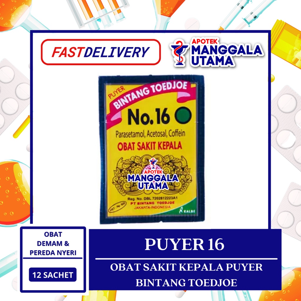 PUYER 16 ISI 12 SACHET