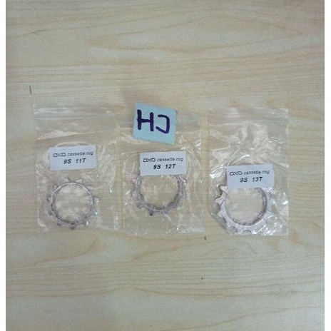 Sprocket Cassete COG Oxo 9 Speed 11T 12T 13T