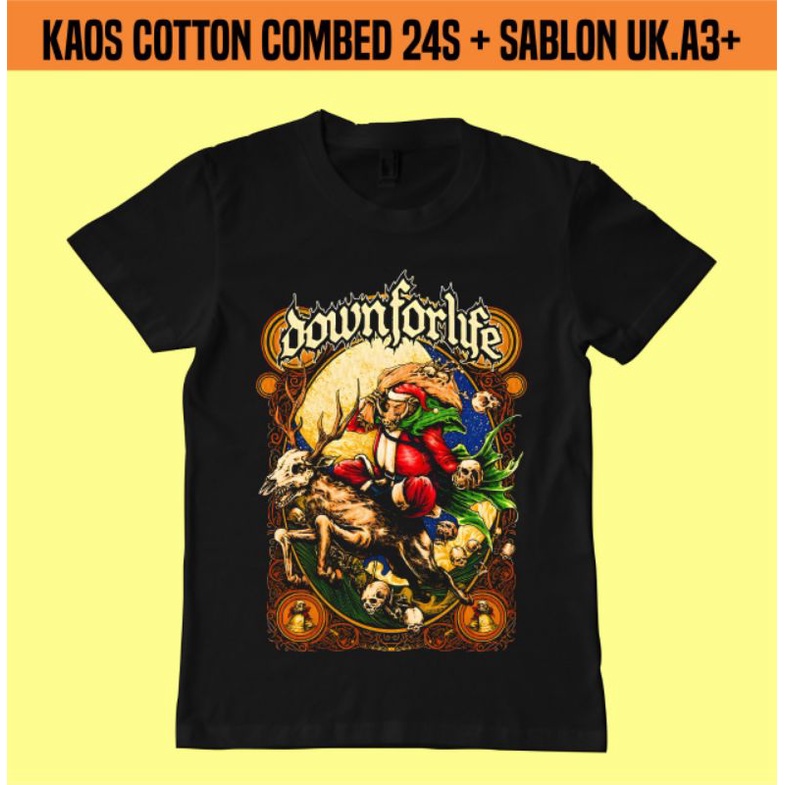 Kaos Downforlife lengan pendek