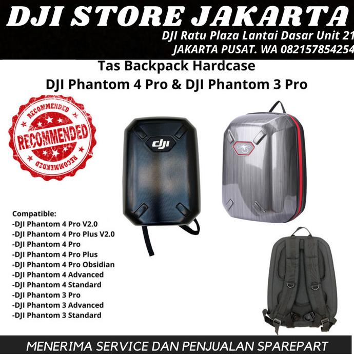[ Promo ] Tas Hardcase Backpack Dji Phantom 4 Phantom 3 Pro Waterproof Nyaman - Drone Kamera Dan Aks