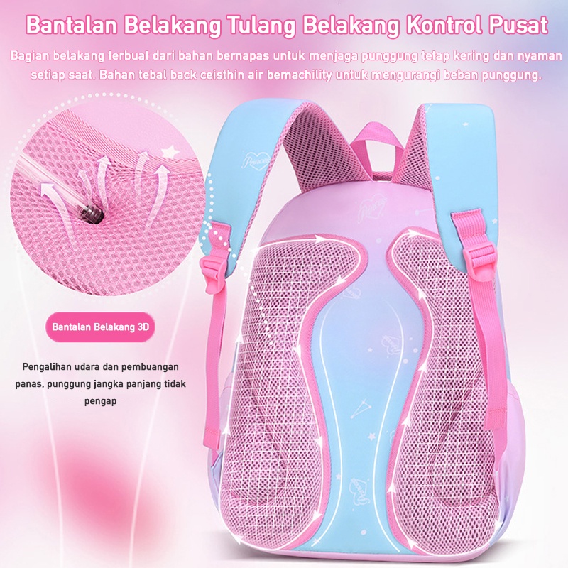 LNR Shop S-011 S-012 S-013 S-015 ZMBABY PIKBEAR Tas Ransel Sekolah Import Untuk Anak Perempuan Model Kulkas TK - SD Kelas 1 2 3 4 5 6 Ransel School Bag Anak Tahan Air Bahan Polyester Ringan Lembut Sekolah Dasar Taman Kanak Cewek Playgroup Pre-K K1 K2