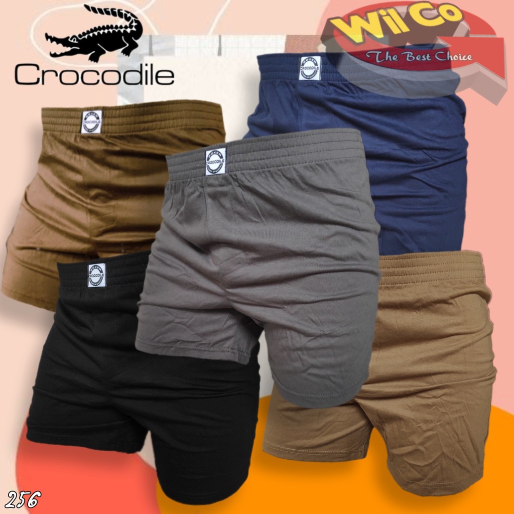 K256 - [Harga Per 1 Potong] CELANA DALAM PRIA CD [BOXER] PRIA PAKAIAN DALAM PRIA CROCODILE  SIZE S - XL