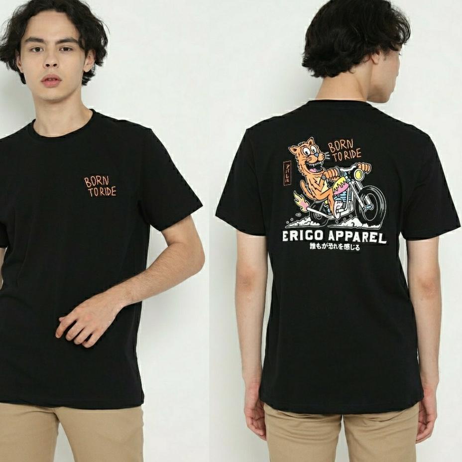 Tren Terbaru Erigo Tshirt Bikers / Kaos Pria Erigo Terlaris / Baju Distro