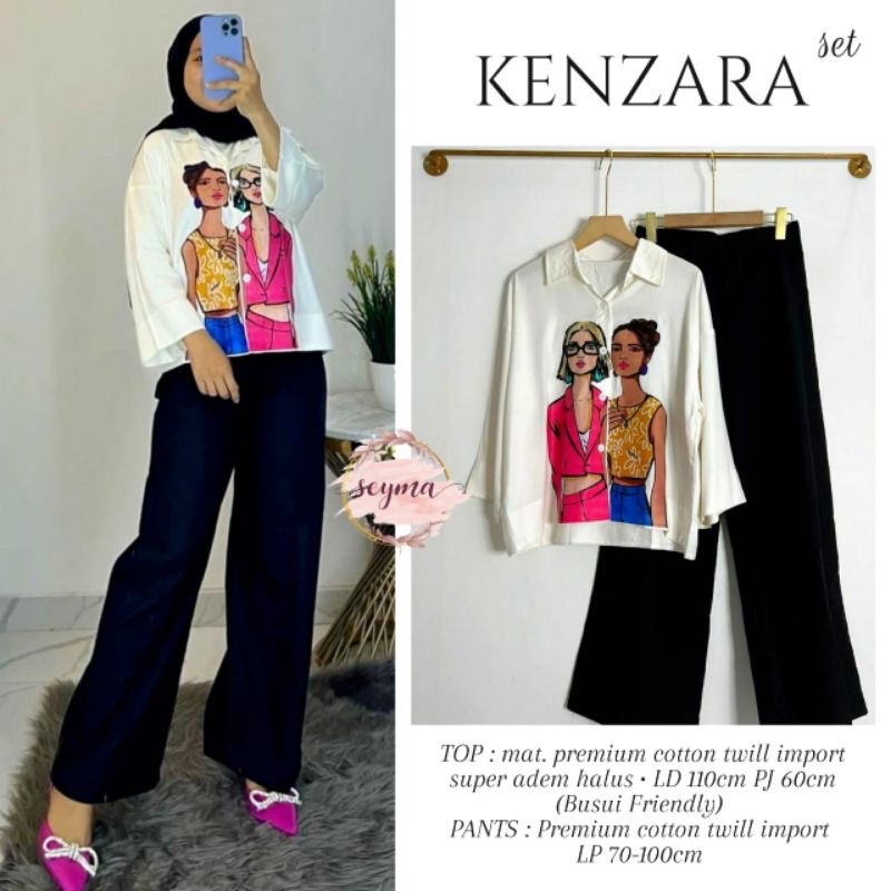 KENZARA SET CRINGKEL ONE SET SABLON VIRAL ANIME