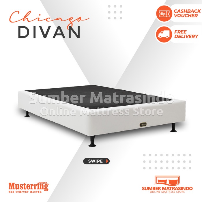 Rangka Ranjang Springbed Musterring Divan Chicago 120X200 Cm
