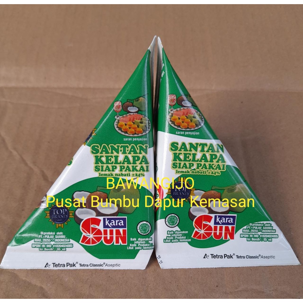 

SUN Kara Santan Kelapa Siap Pakai 65ml