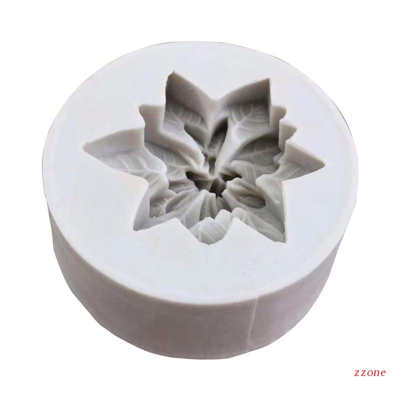 Cetakan Resin Handmade Bentuk Daun Kecil Bahan Silikon Untuk Dekorasi Kue