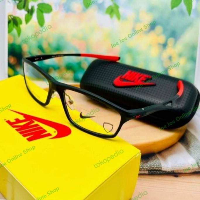 frame kacamata minus pria nike magnesium 9004 sporty grade original
