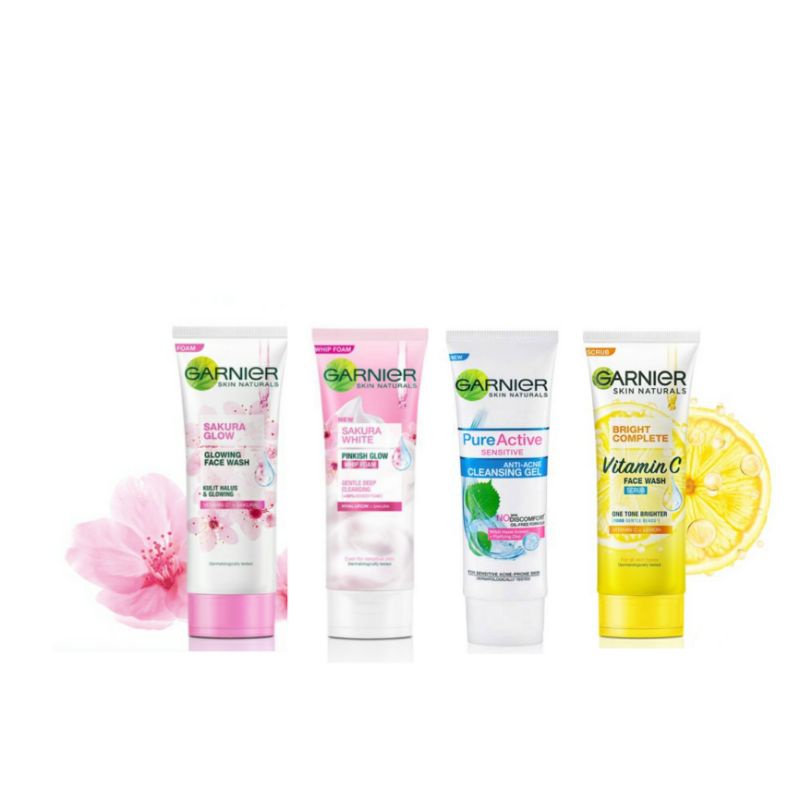 Garnier sabun cuci muka / face wash /  100ml