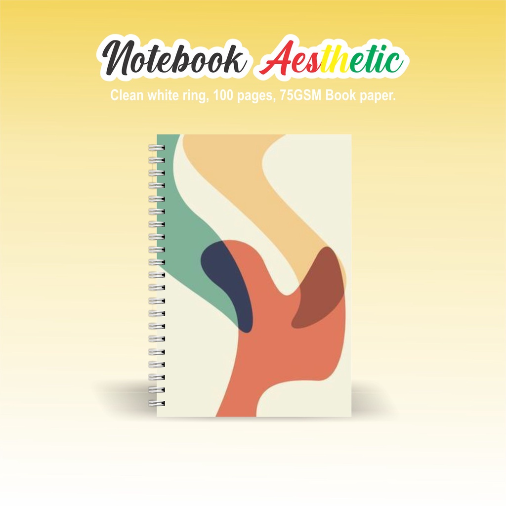 

Notebook Aesthetic BOOKPAPER GRID/KOTAK2#DOTTED/TITIK2#BLANK/POLOS#GARIS/LINE