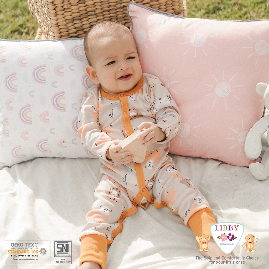 LIBBY Premium Sleepsuit Motif Girl 0-12 Bulan (1 pcs/pack)