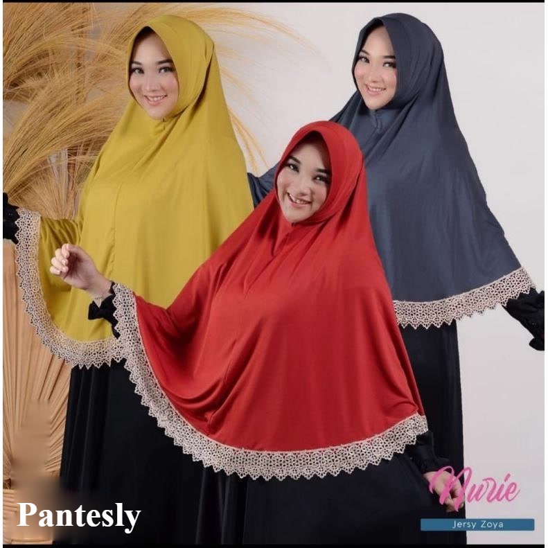 UH RENDA XL Jilbab Syari Hijab Instan Jumbo Bergo Renda