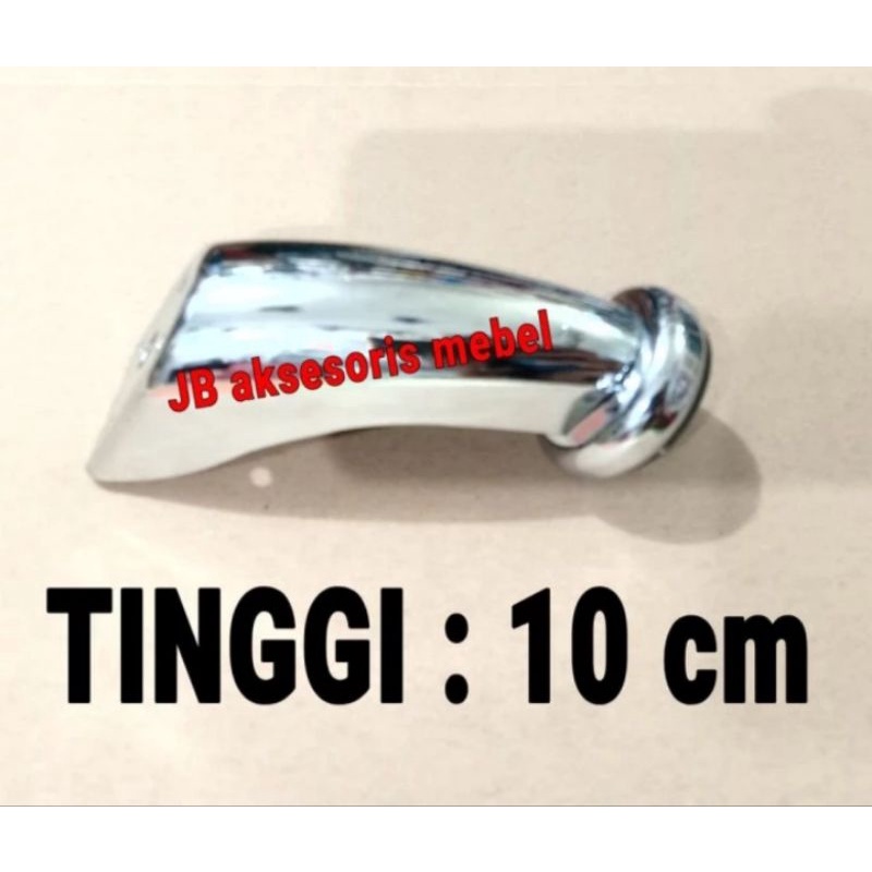 KAKI KURSI SOFA MEJA LEMARI 10 cm WARNA CHROME