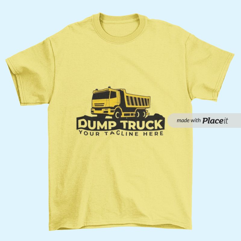 Kaos anak dump truck baju anak laki-laki usia 12 tahun gambar truk