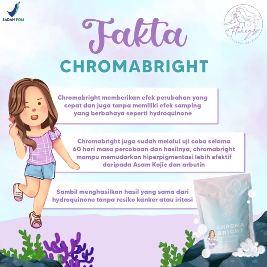 CHROMA BRIGHT FLOHERA BRIGHTENING BODY SOAP SABUN PEMUTIH AMPUH SABUN VIRAL