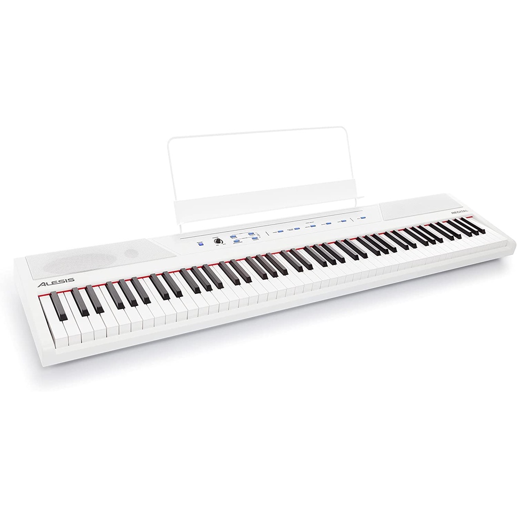 Alesis RECITAL White 88-Key Digital Piano with Full-Sized Keys